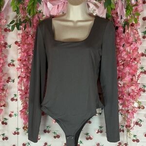 Dynamite grey bodysuit